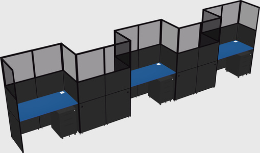 Rectangular cubicles