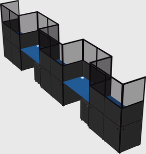 Rectangular cubicles