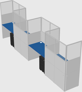 Rectangular cubicles