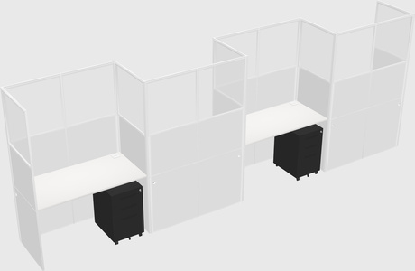Rectangular cubicles
