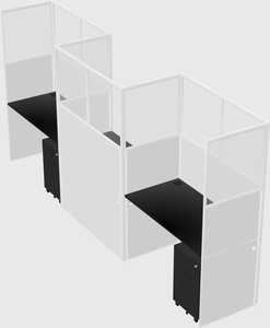 Rectangular cubicles