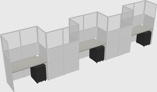 Rectangular cubicles