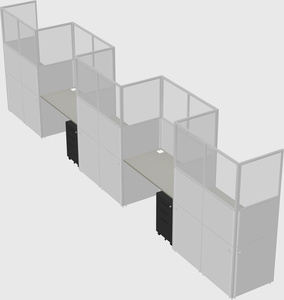Rectangular cubicles