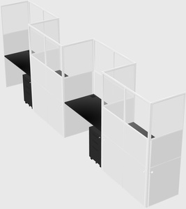Rectangular cubicles