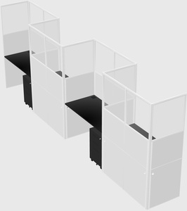 Rectangular cubicles