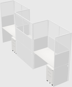 Rectangular cubicles