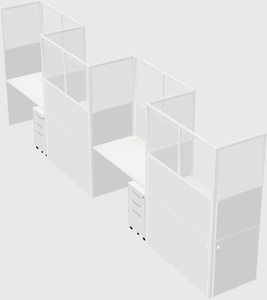 Rectangular cubicles