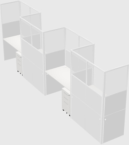 Rectangular cubicles