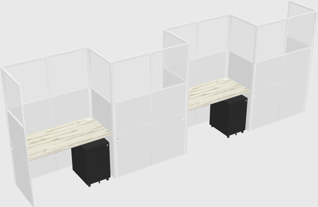 Rectangular cubicles
