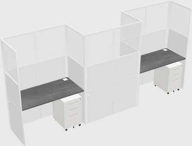 Rectangular cubicles