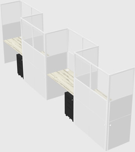 Rectangular cubicles