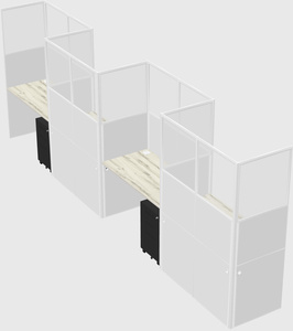 Rectangular cubicles
