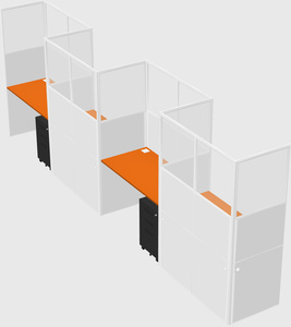 Rectangular cubicles