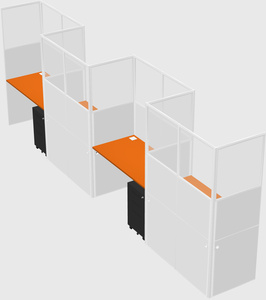 Rectangular cubicles