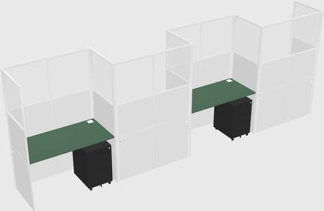 Rectangular cubicles