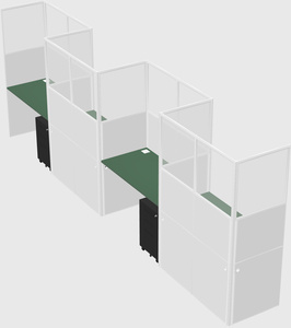 Rectangular cubicles