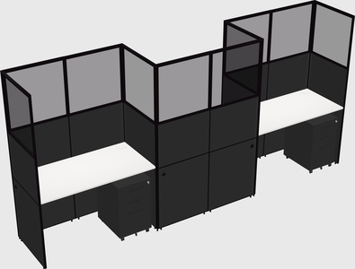 Rectangular cubicles