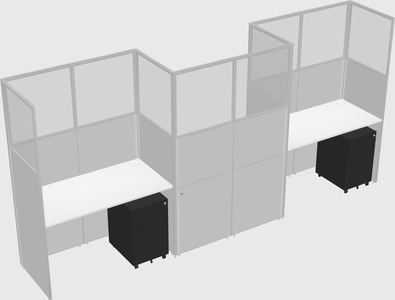 Rectangular cubicles
