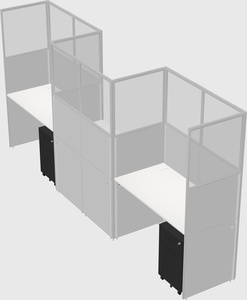 Rectangular cubicles