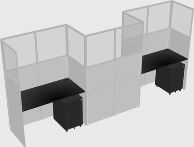 Rectangular cubicles