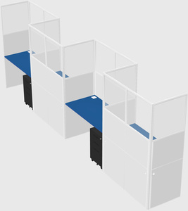 Rectangular cubicles