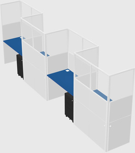Rectangular cubicles