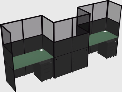Cabines rectangulaires