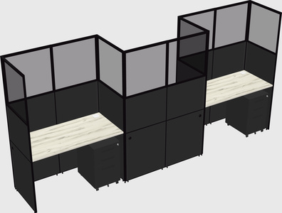 Rectangular cubicles