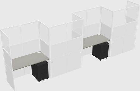 Rectangular cubicles
