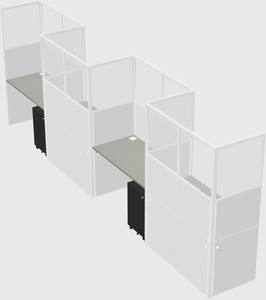 Rectangular cubicles