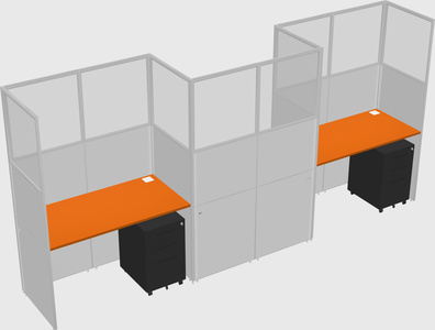 Rectangular cubicles