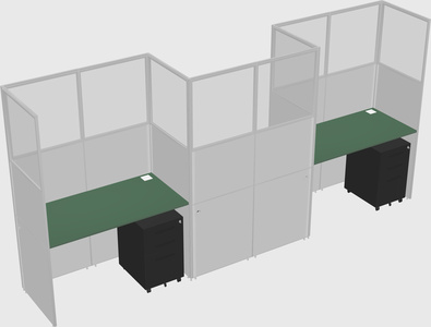 Rectangular cubicles