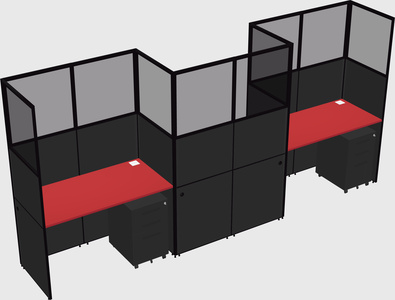 Rectangular cubicles