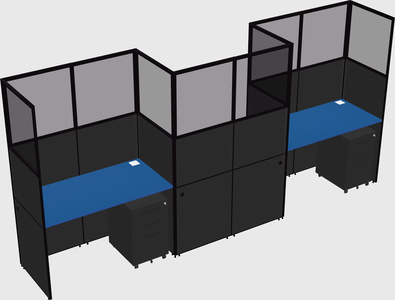 Rectangular cubicles