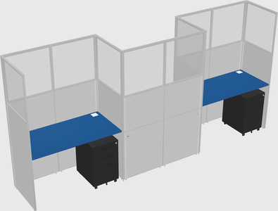 Rectangular cubicles