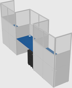 Rectangular cubicles