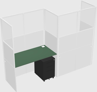 Rectangular cubicles