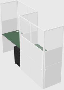 Rectangular cubicles