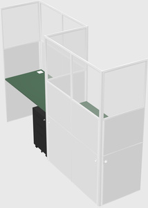 Rectangular cubicles