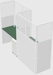 Rectangular cubicles