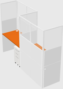 Rectangular cubicles