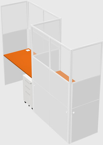 Rectangular cubicles