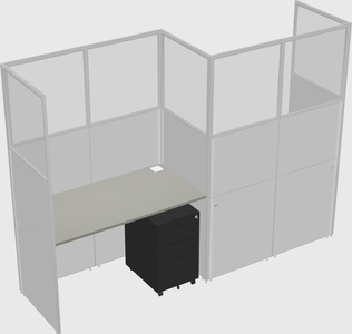 Rectangular cubicles