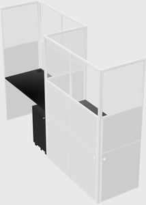 Rectangular cubicles