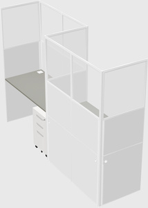 Rectangular cubicles