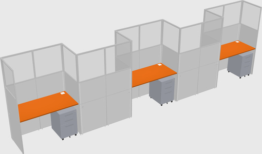 Rectangular cubicles
