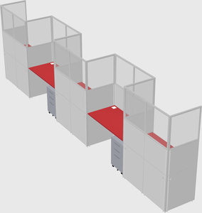 Rectangular cubicles
