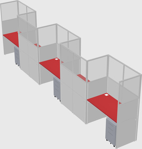 Rectangular cubicles