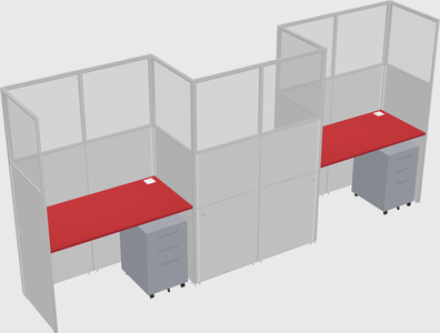 Rectangular cubicles