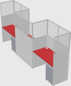 Rectangular cubicles
